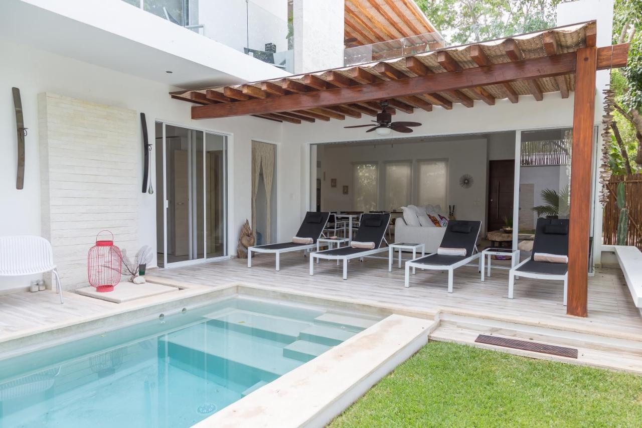 Luxury Private Villas , Private Pool, Private Garden, Jacuzzi, 24Hours Security Тулум Экстерьер фото